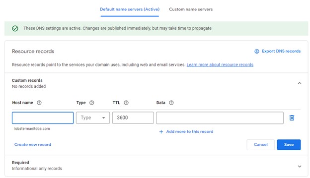 screenshot of netlify