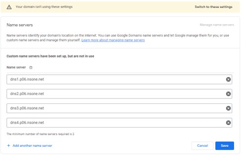 screenshot of netlify