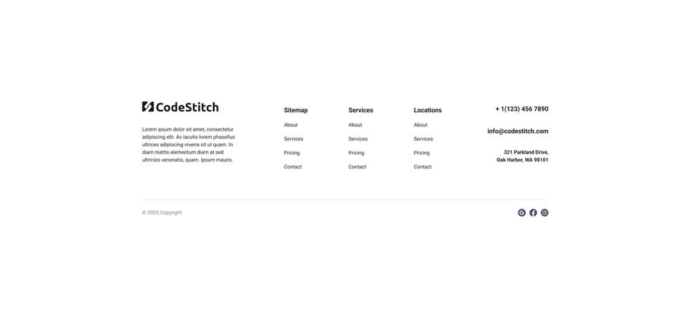 stitch example